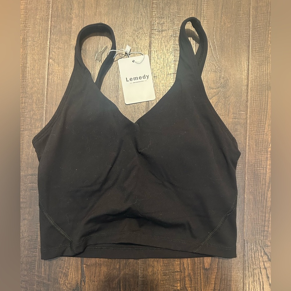 Women's Black Sports Bra